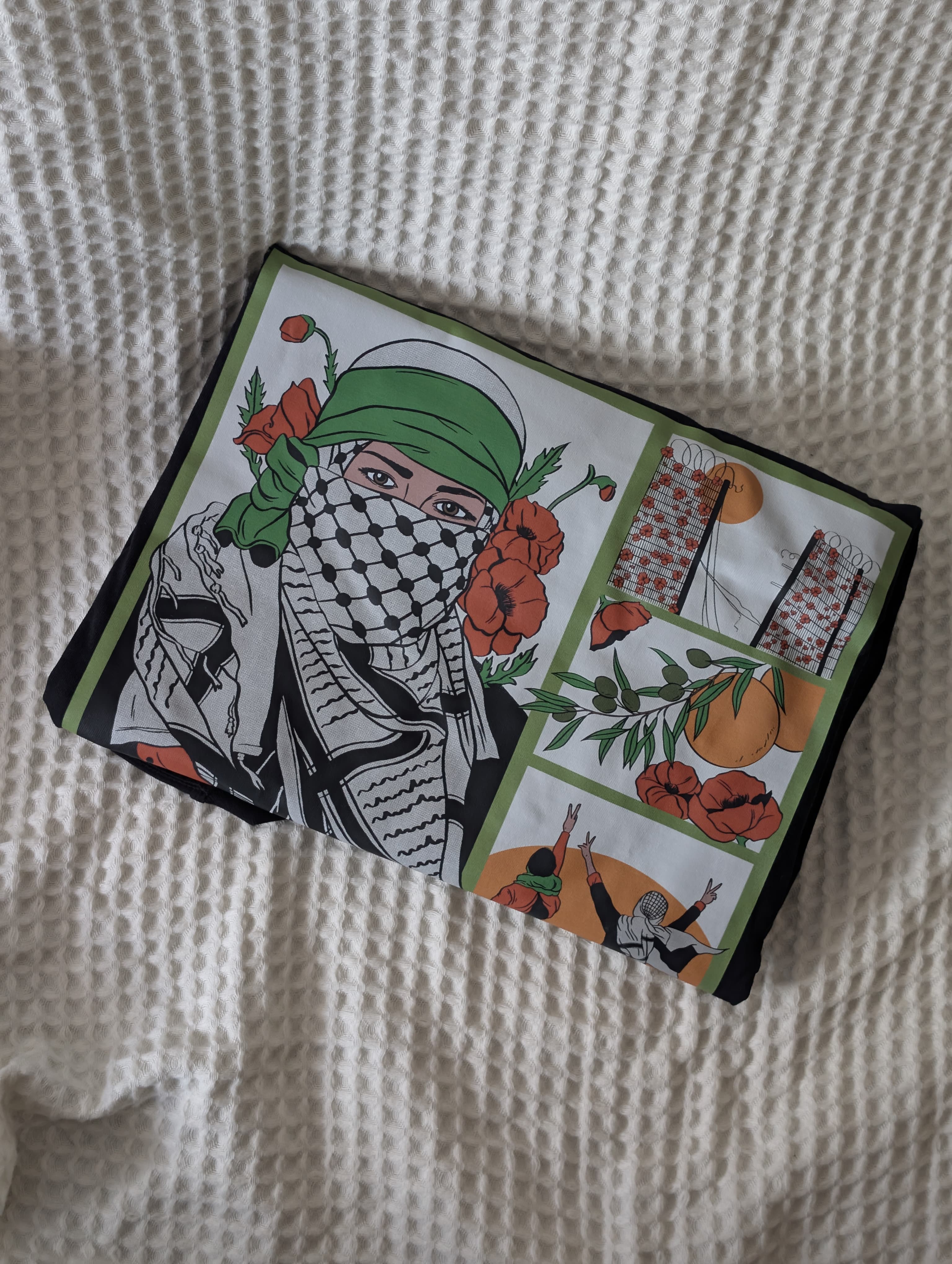 Kenza’s Treasures T-shirt- “Clothing With Purpose”- Palestine Will Be Free- Oversized Fit- Unisex