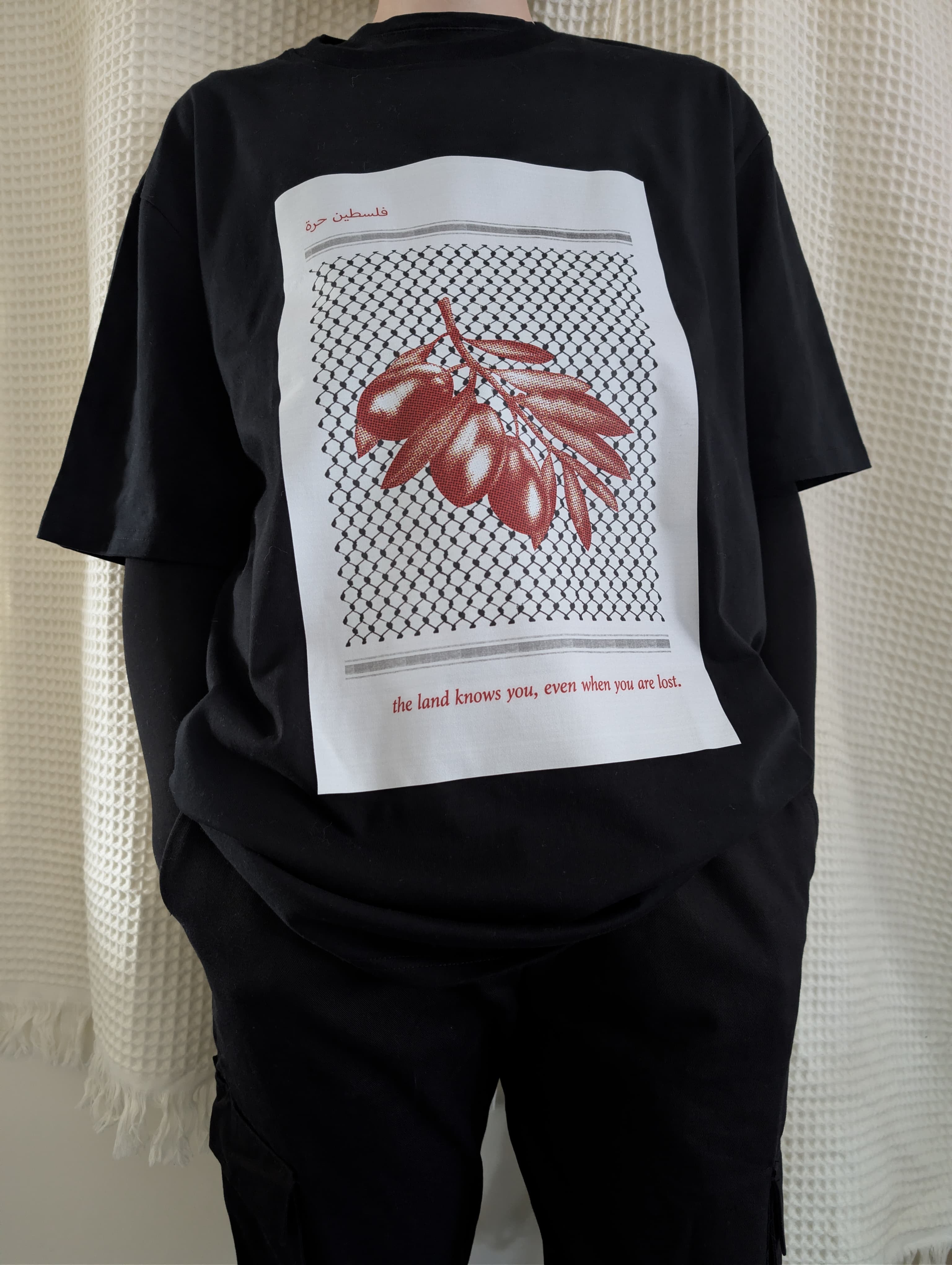 Kenza’s Treasures T-shirt- “Clothing With Purpose”-The Land Knows You Even When You Are Lost- Oversized Fit- Unisex