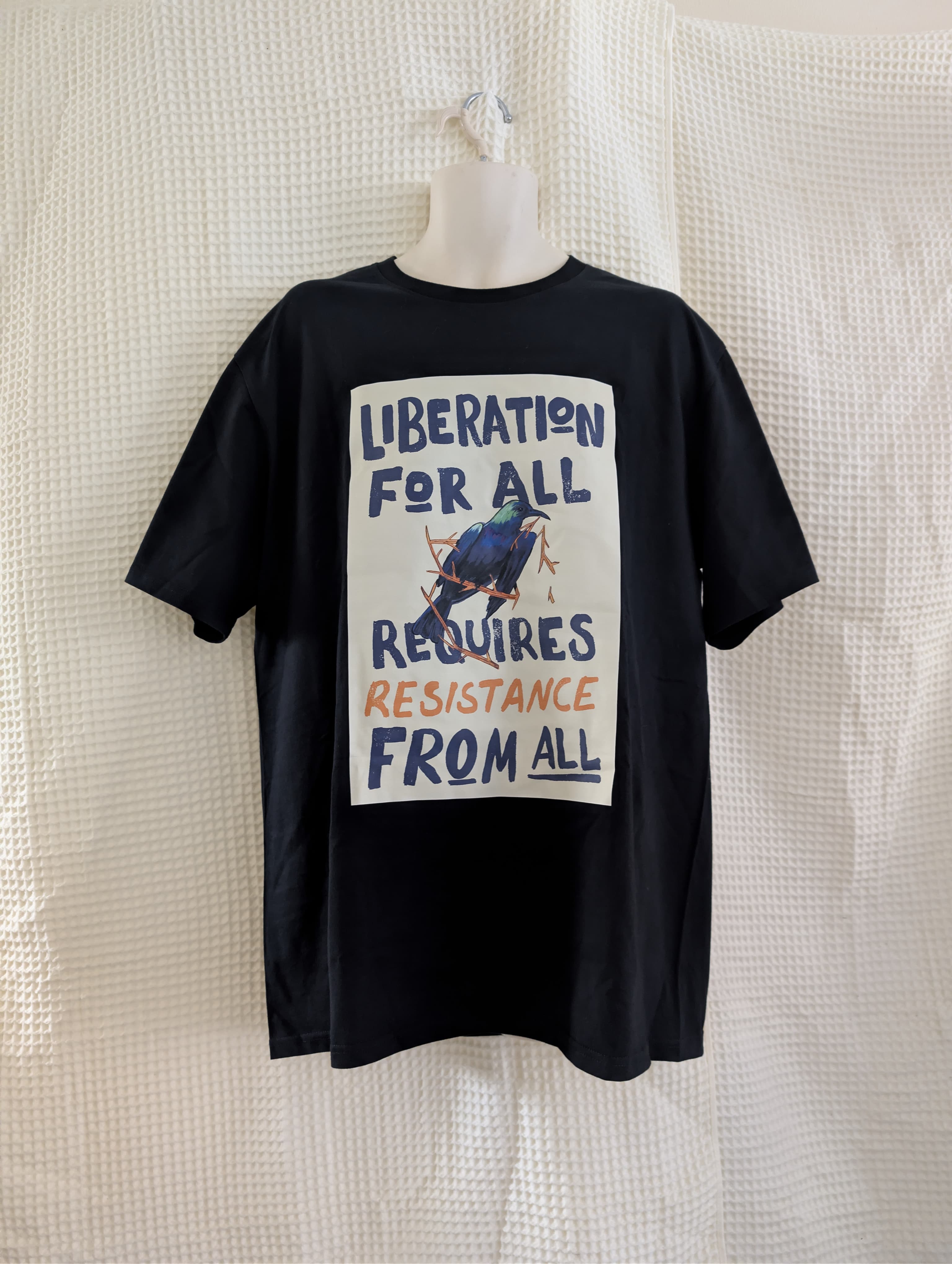 Kenza’s Treasures T-Shirts “Clothing With Purpose”- Liberation For All- Oversized fit- Unisex