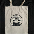 Cat and Book Lover Totes 4 Palestine- pspspsps, Easily Distracted, Muslimah
