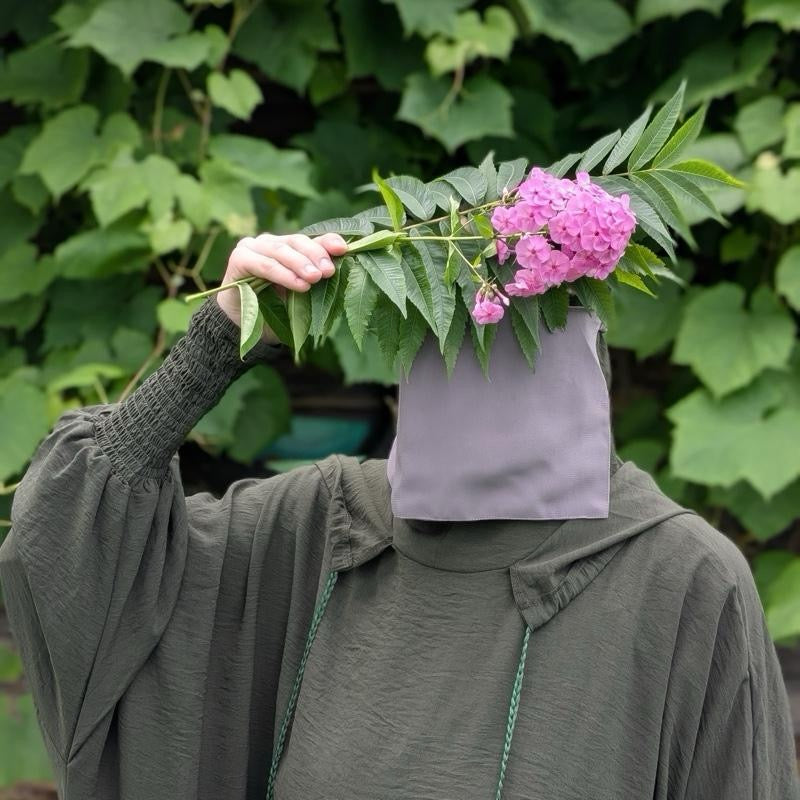 7” Half Niqabs From Breathable Korean Wool Chiffon With Elasticated Band- Multiple Colours Availabla